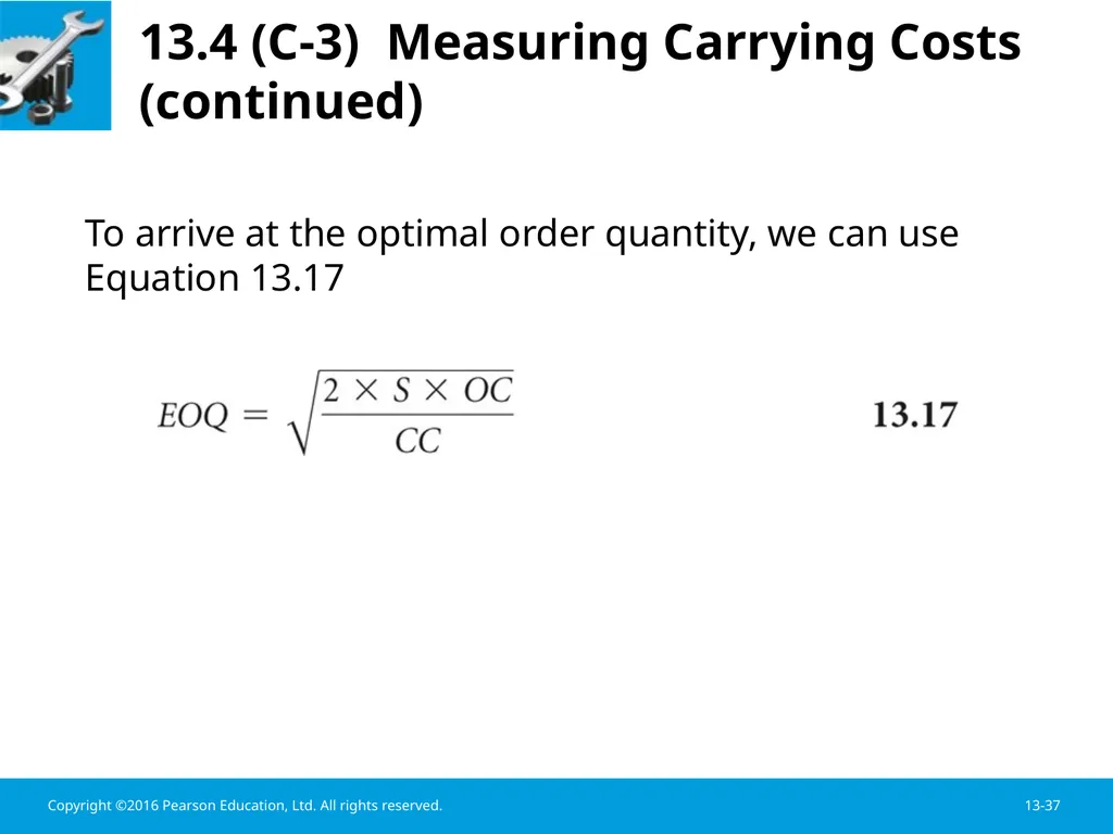 Chapter 13 Working Capital Management Learning - slide 37 of 56