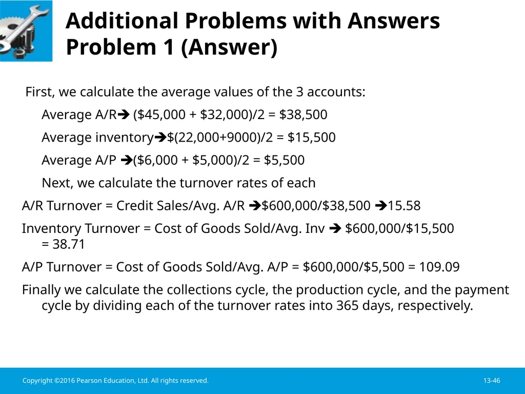 Chapter 13 Working Capital Management Learning - slide 46 of 56