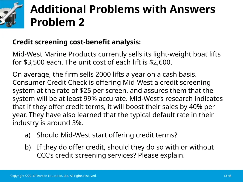 Chapter 13 Working Capital Management Learning - slide 48 of 56