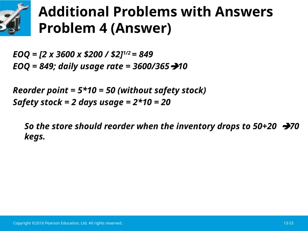 Chapter 13 Working Capital Management Learning - slide 53 of 56