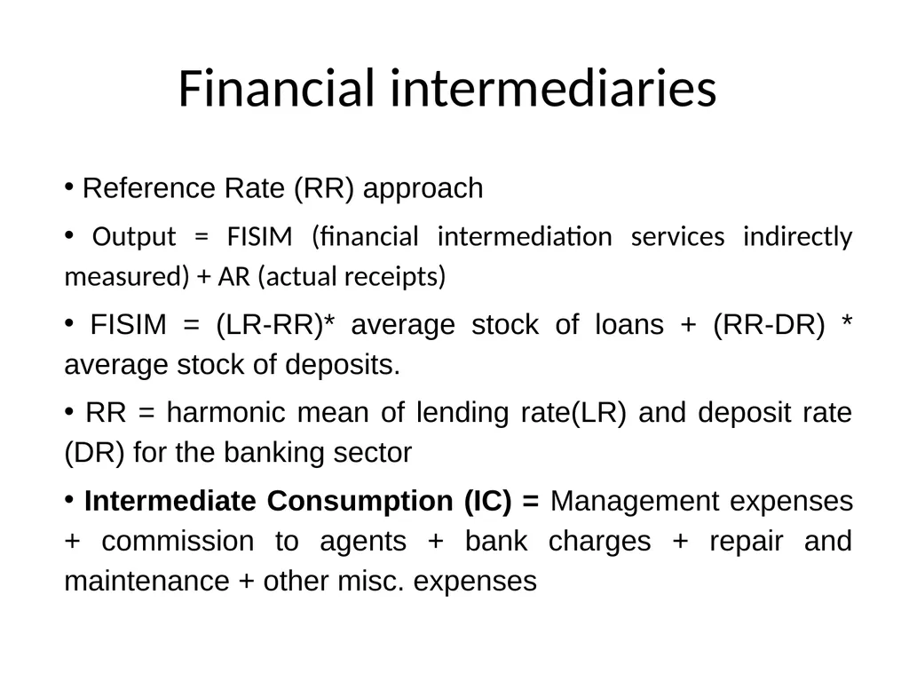 MEASURING SERVICES IN NATIONAL ACCOUNTS NATIONAL - slide 14 of 26