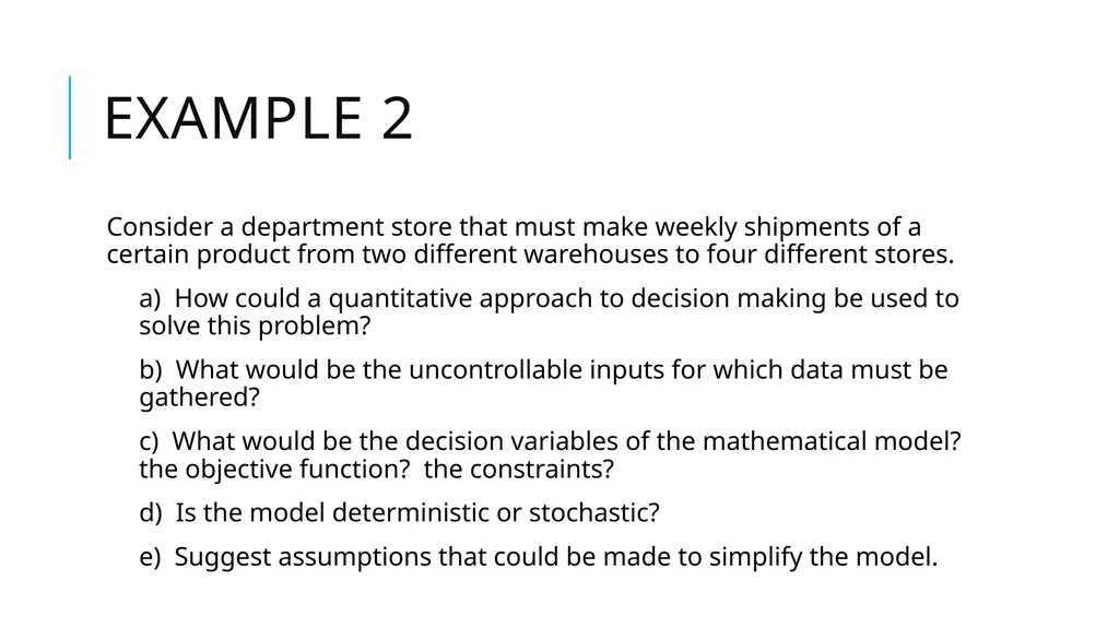 Introduction to Operations Research 1 Takes in to - slide 41 of 44