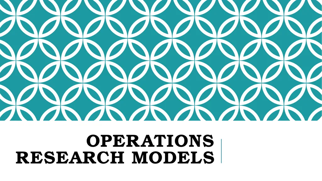 Introduction to Operations Research 1 Takes in to - slide 11 of 44