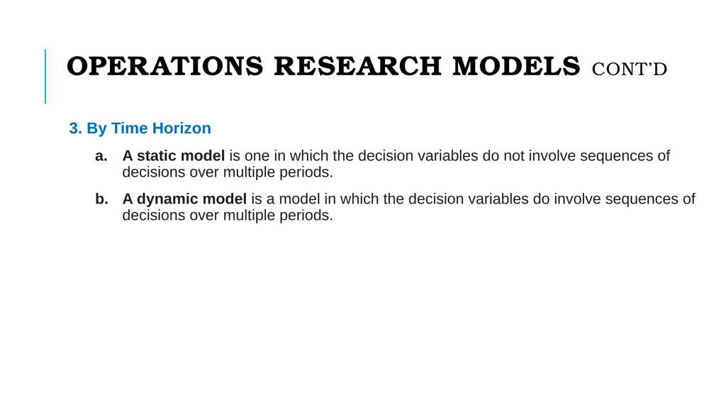 Introduction to Operations Research 1 Takes in to - slide 17 of 44