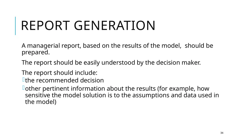 Introduction to Operations Research 1 Takes in to - slide 34 of 44