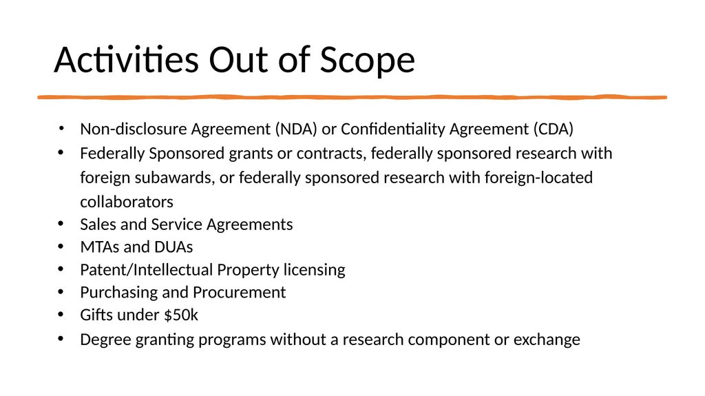 Update: UCOP International Affiliations Mandate - slide 10 of 24