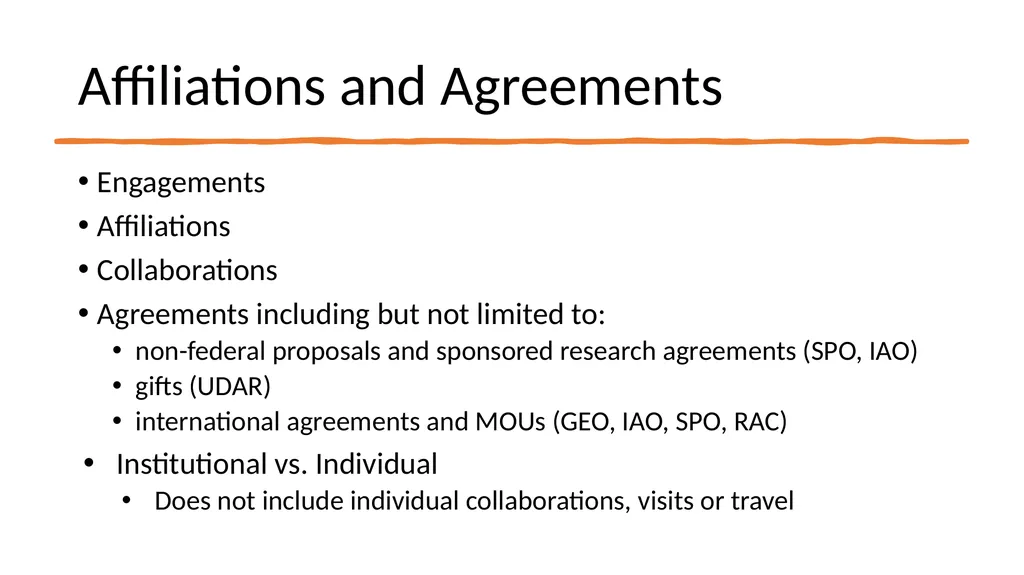Update: UCOP International Affiliations Mandate - slide 6 of 24