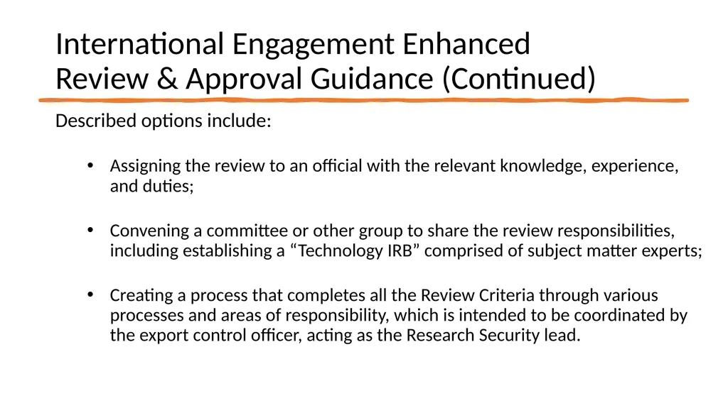 Update: UCOP International Affiliations Mandate - slide 9 of 24