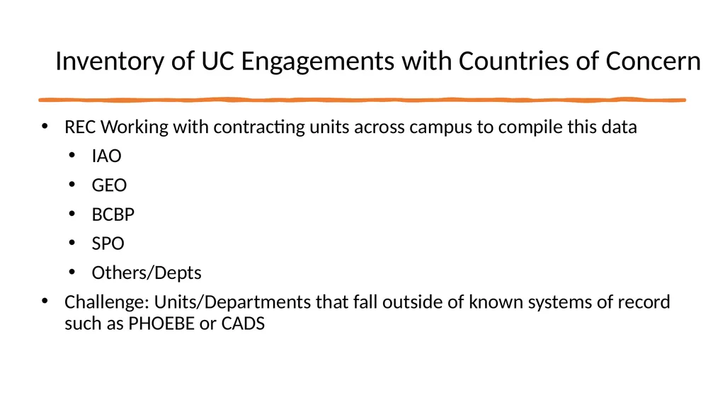 Update: UCOP International Affiliations Mandate - slide 19 of 24