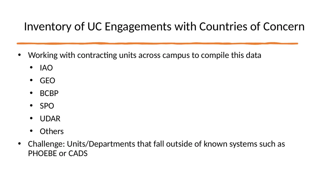 Update: UCOP International Affiliations Mandate - slide 21 of 24