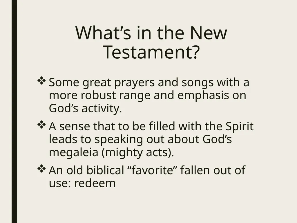 Shaping our Speech and Song in Worship by the New - slide 17 of 26