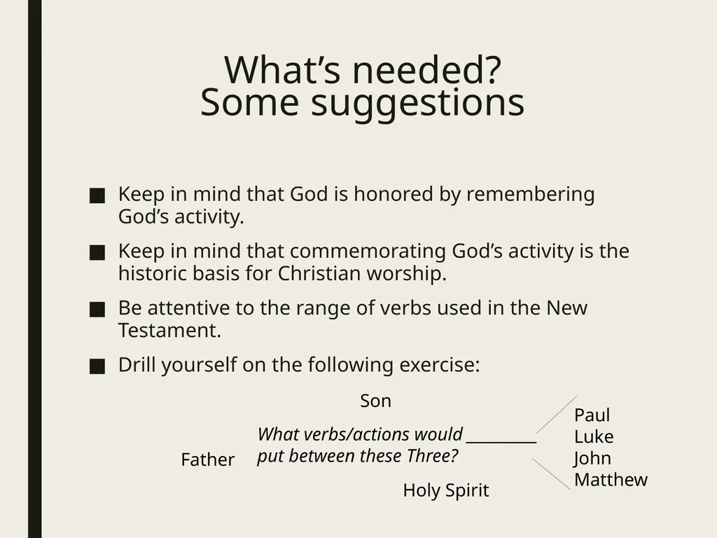 Shaping our Speech and Song in Worship by the New - slide 19 of 26