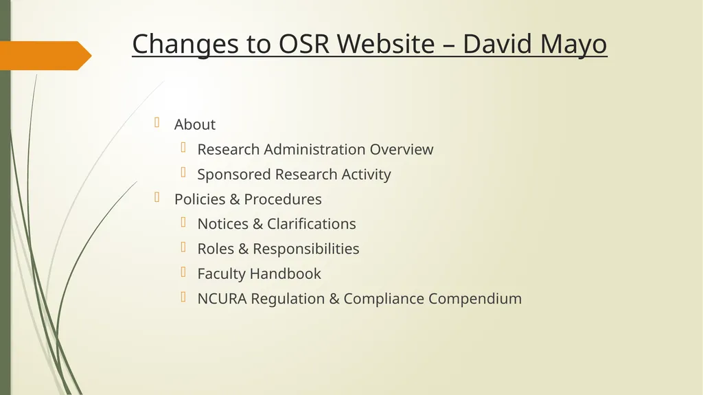 Research Administration Forum March 19, 2019 - slide 9 of 24