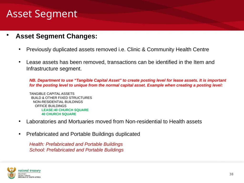 SCOA V4 RE-IMPLEMENTATION INTRODUCTION NATIONAL - slide 38 of 42