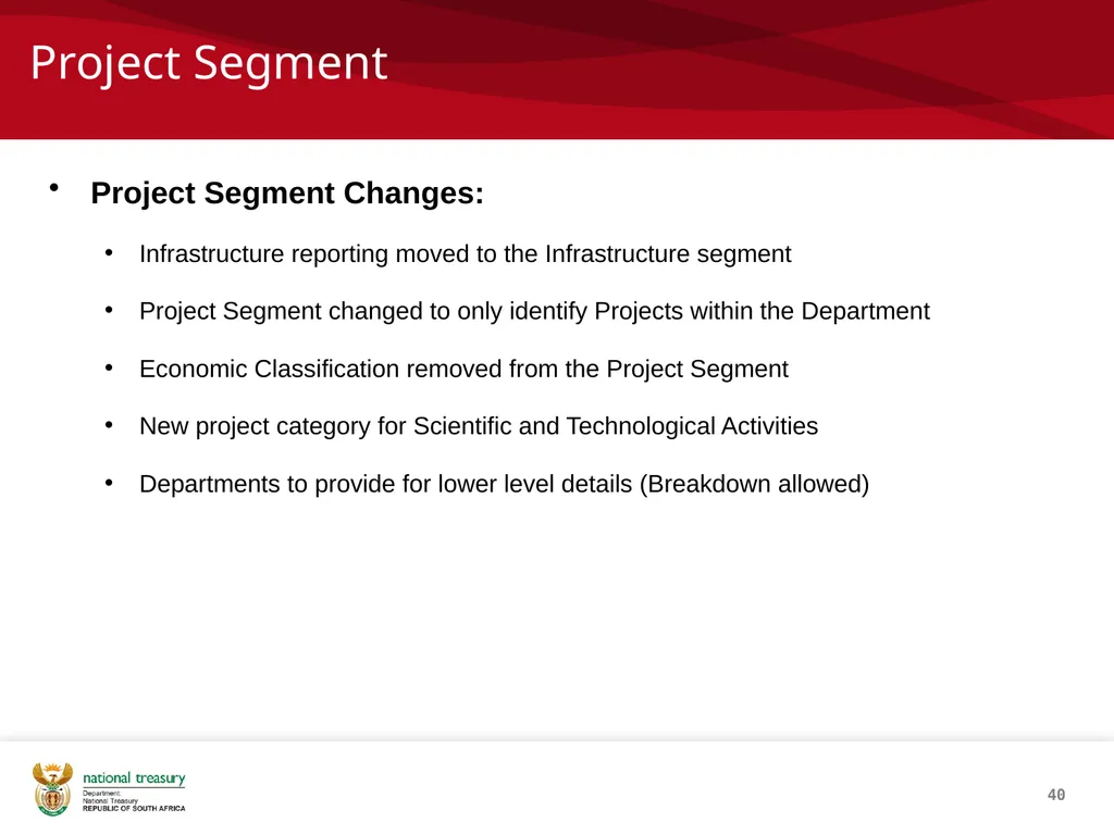 SCOA V4 RE-IMPLEMENTATION INTRODUCTION NATIONAL - slide 40 of 42