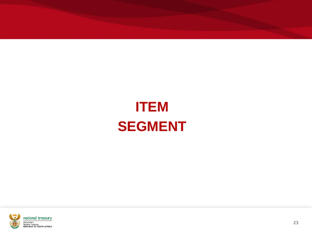 SCOA V4 RE-IMPLEMENTATION INTRODUCTION NATIONAL - slide 23 of 42