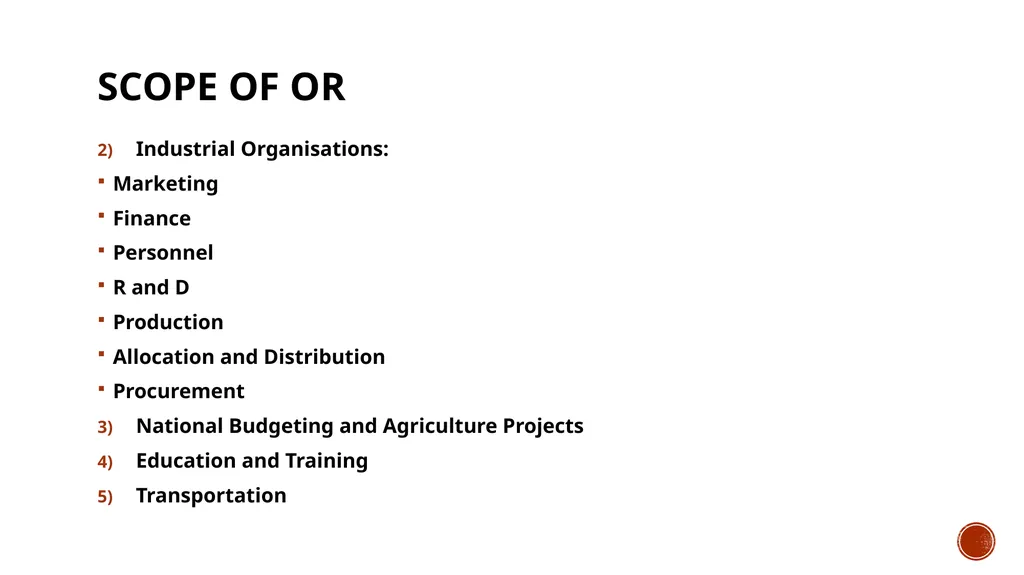 Unit 1 Introduction to operation research - slide 23 of 23