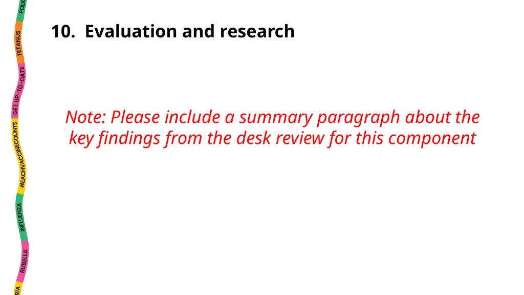 National EPI Situation Analysis Instructions This - slide 29 of 35