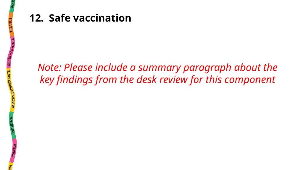 National EPI Situation Analysis Instructions This - slide 33 of 35