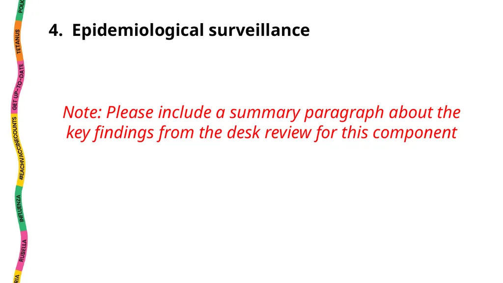 National EPI Situation Analysis Instructions This - slide 17 of 35