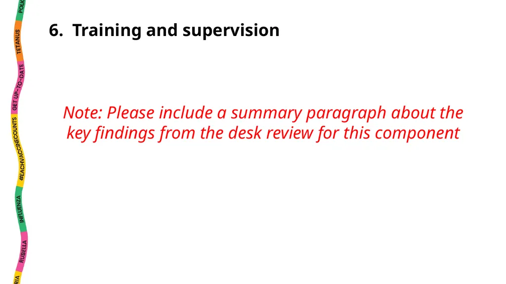 National EPI Situation Analysis Instructions This - slide 21 of 35