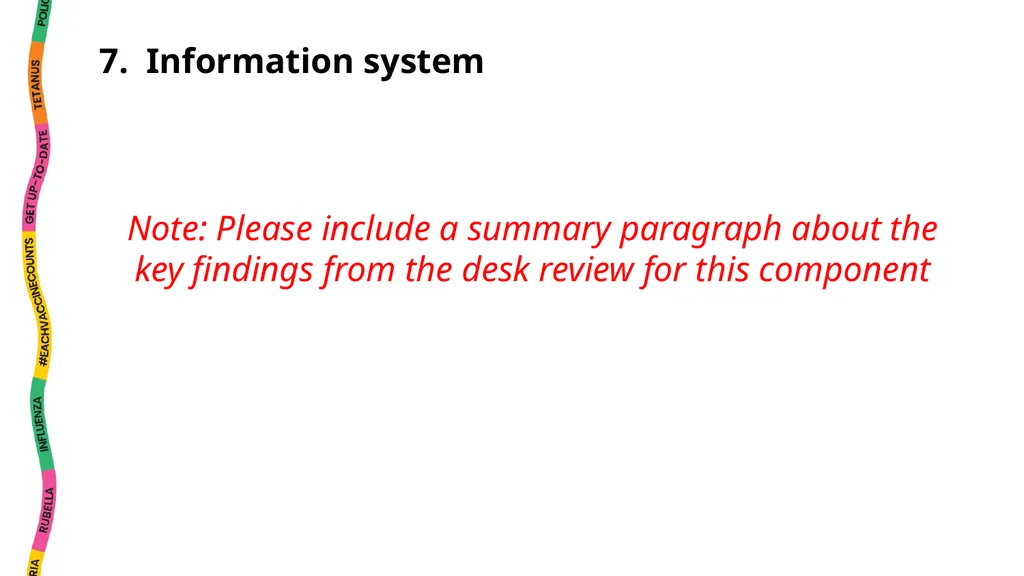 National EPI Situation Analysis Instructions This - slide 23 of 35