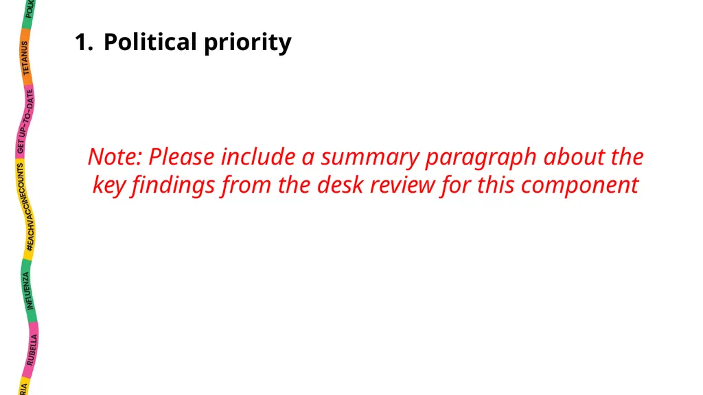 National EPI Situation Analysis Instructions This - slide 11 of 35