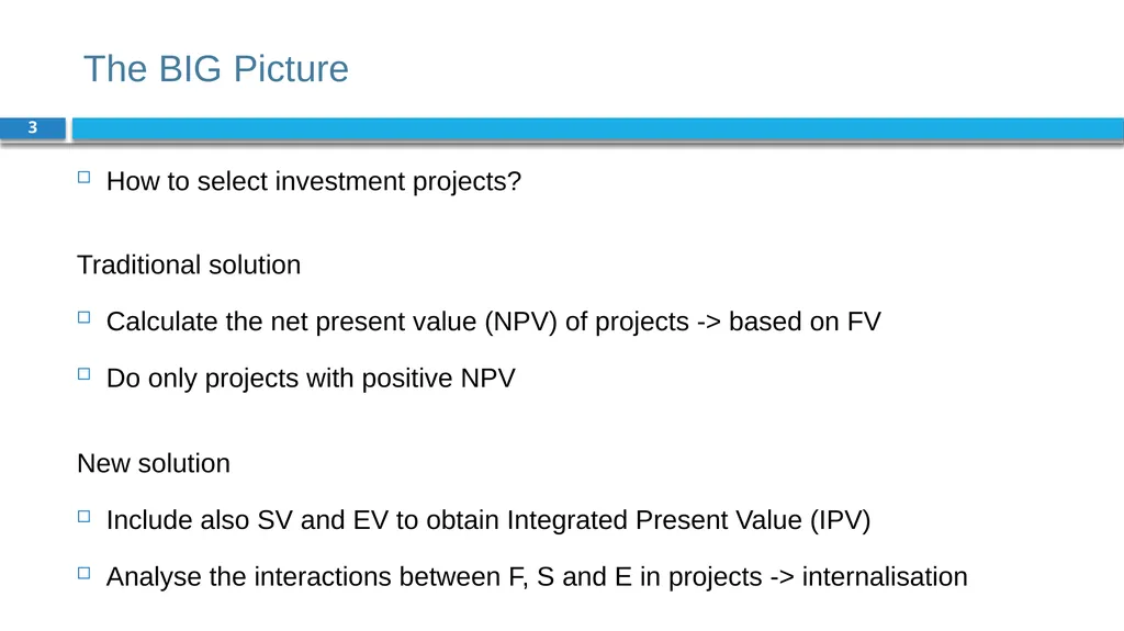 Corporate Finance for Long-Term Value Chapter 6: - slide 3 of 23
