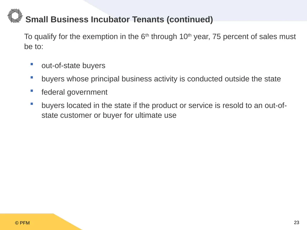 Oklahoma Incentive Evaluation Commission Criteria - slide 23 of 33