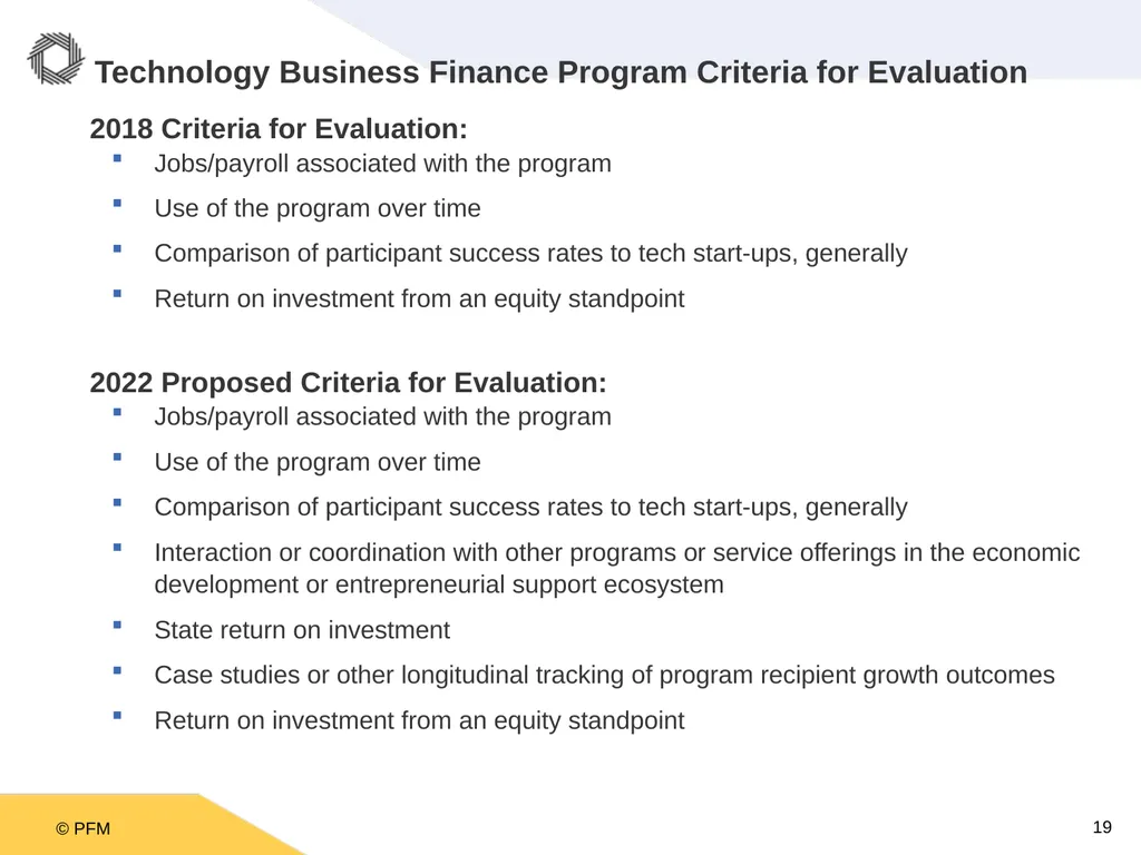 Oklahoma Incentive Evaluation Commission Criteria - slide 19 of 33