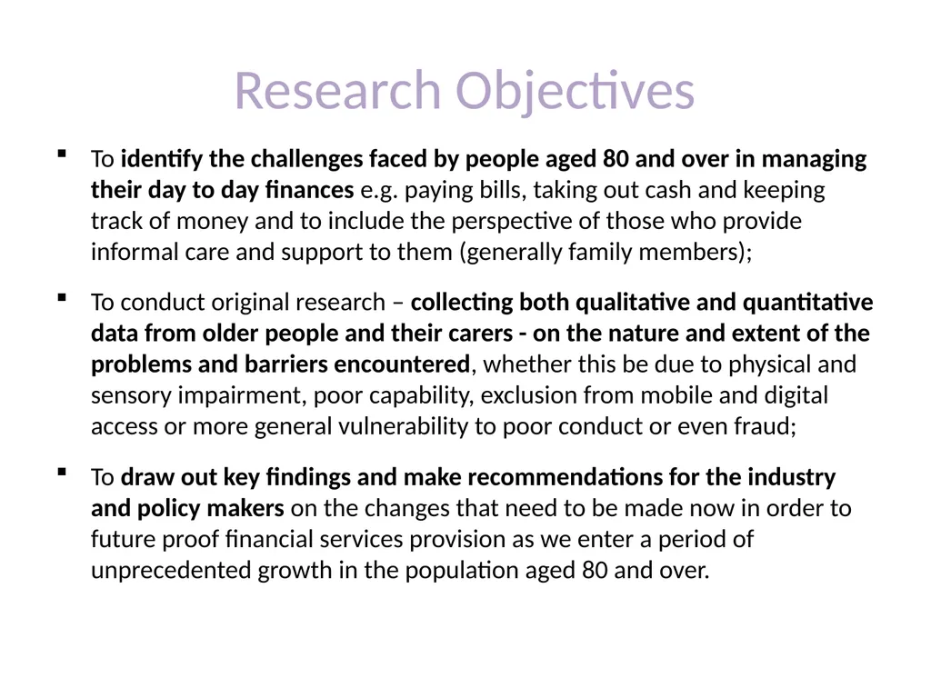 The Finance Foundation Is age a factor in - slide 7 of 43