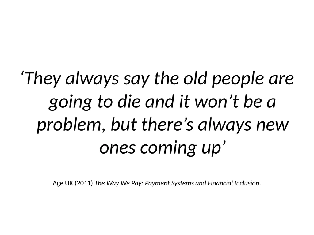 The Finance Foundation Is age a factor in - slide 30 of 43