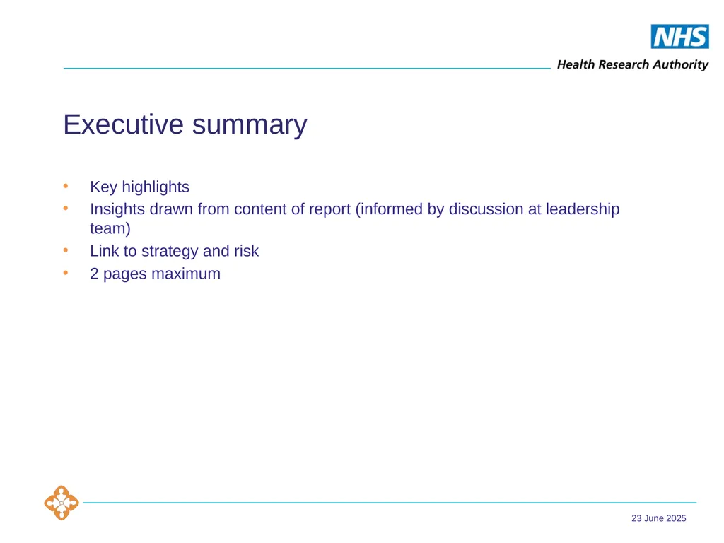 Health Research Authority Performance report - slide 3 of 6