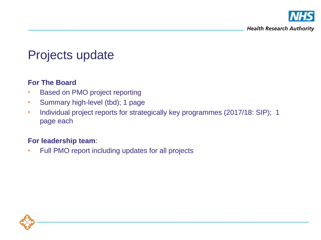 Health Research Authority Performance report - slide 5 of 6
