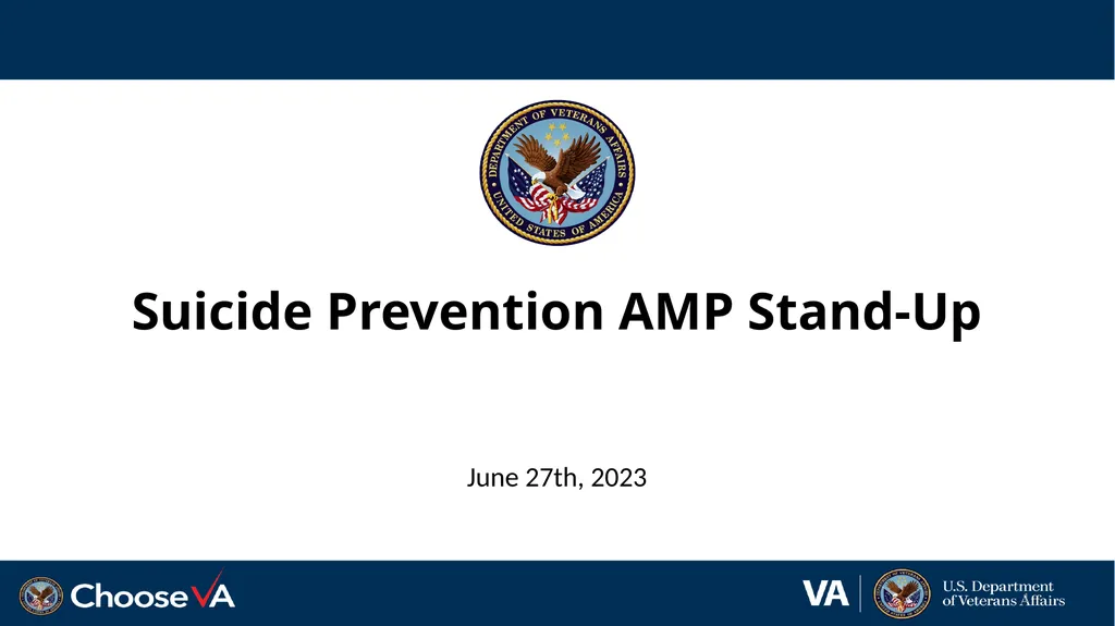 Suicide Prevention AMP Stand-Up June 27th, 2023 1
