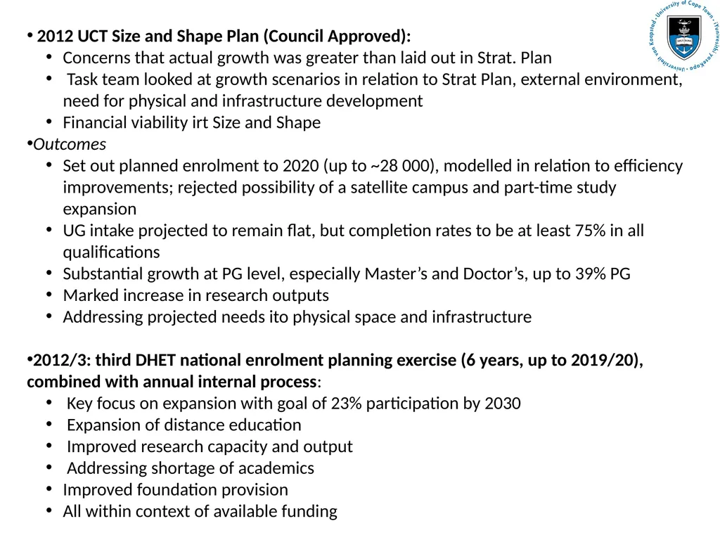 HERANA NOVEMBER 2016 UCT INPUT: Marilet Sienaert - slide 6 of 24