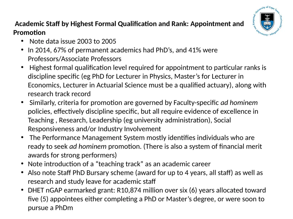 HERANA NOVEMBER 2016 UCT INPUT: Marilet Sienaert - slide 12 of 24