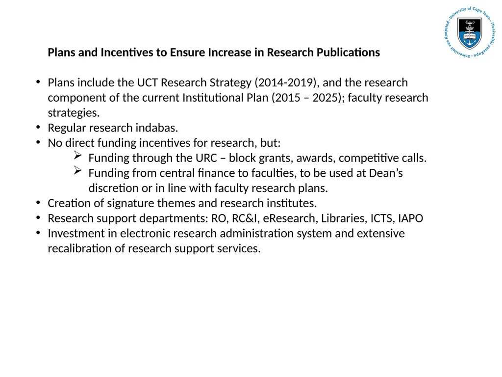 HERANA NOVEMBER 2016 UCT INPUT: Marilet Sienaert - slide 20 of 24