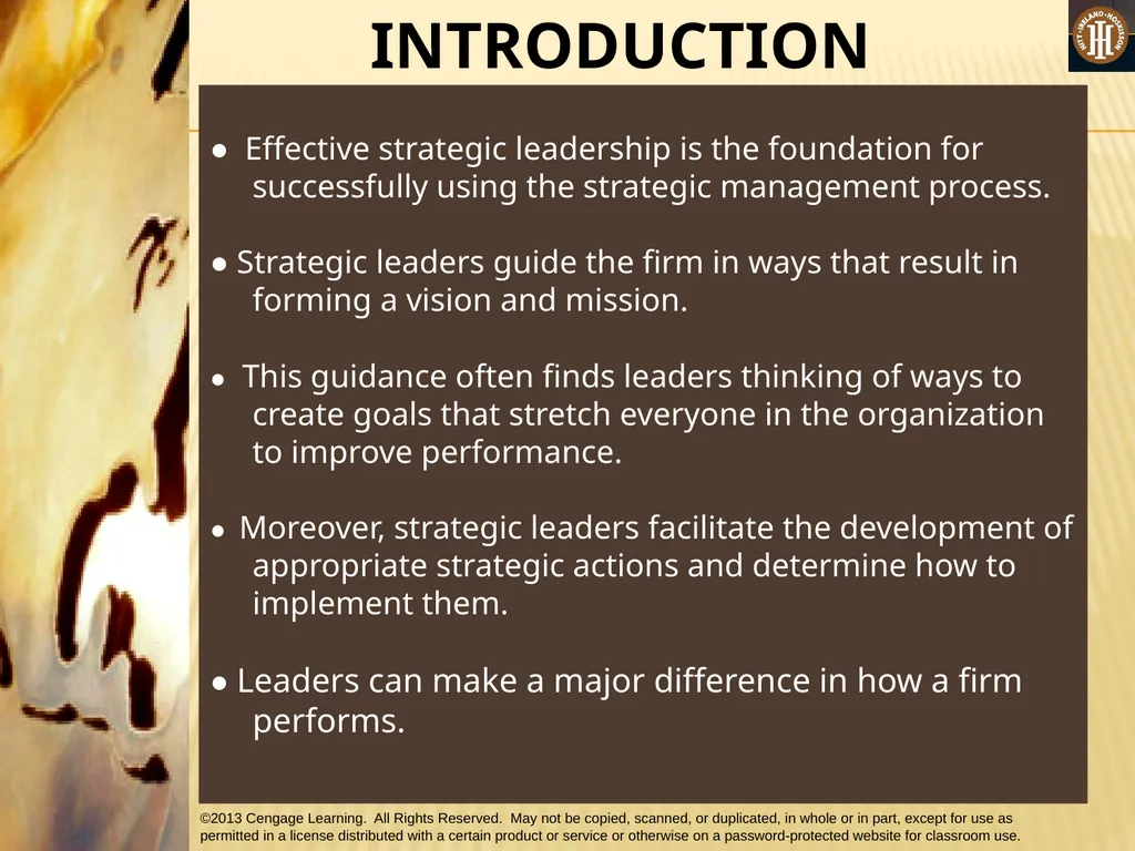 PART 3: STRATEGIC ACTIONS: STRATEGY IMPLEMENTATION - slide 7 of 48