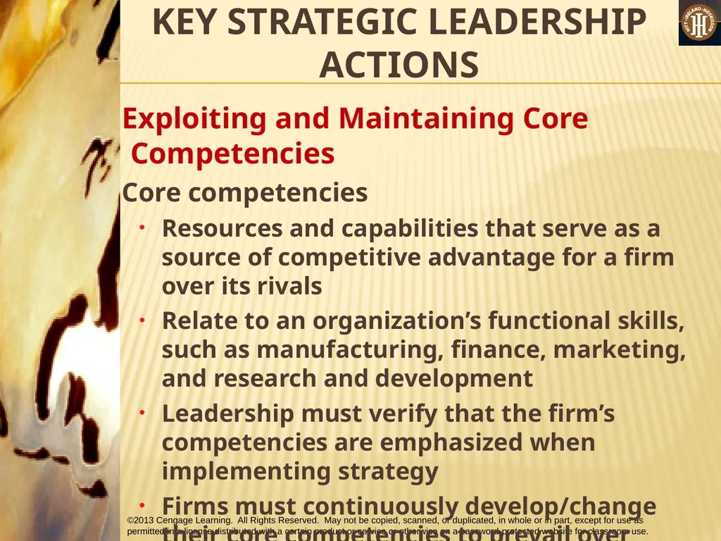 PART 3: STRATEGIC ACTIONS: STRATEGY IMPLEMENTATION - slide 30 of 48