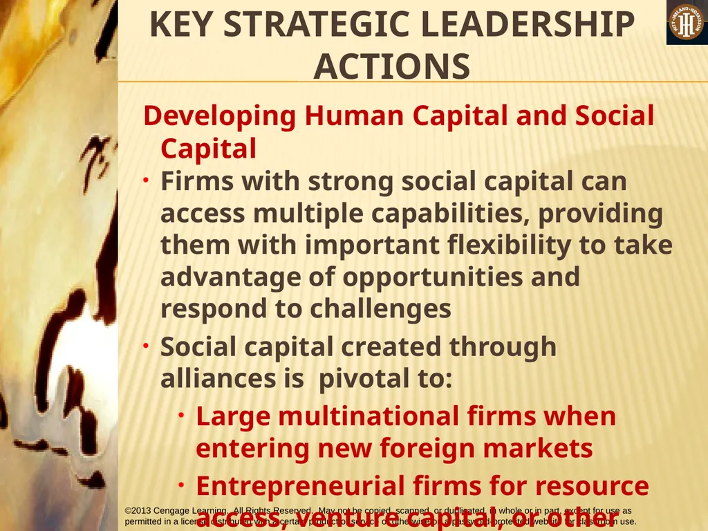 PART 3: STRATEGIC ACTIONS: STRATEGY IMPLEMENTATION - slide 32 of 48