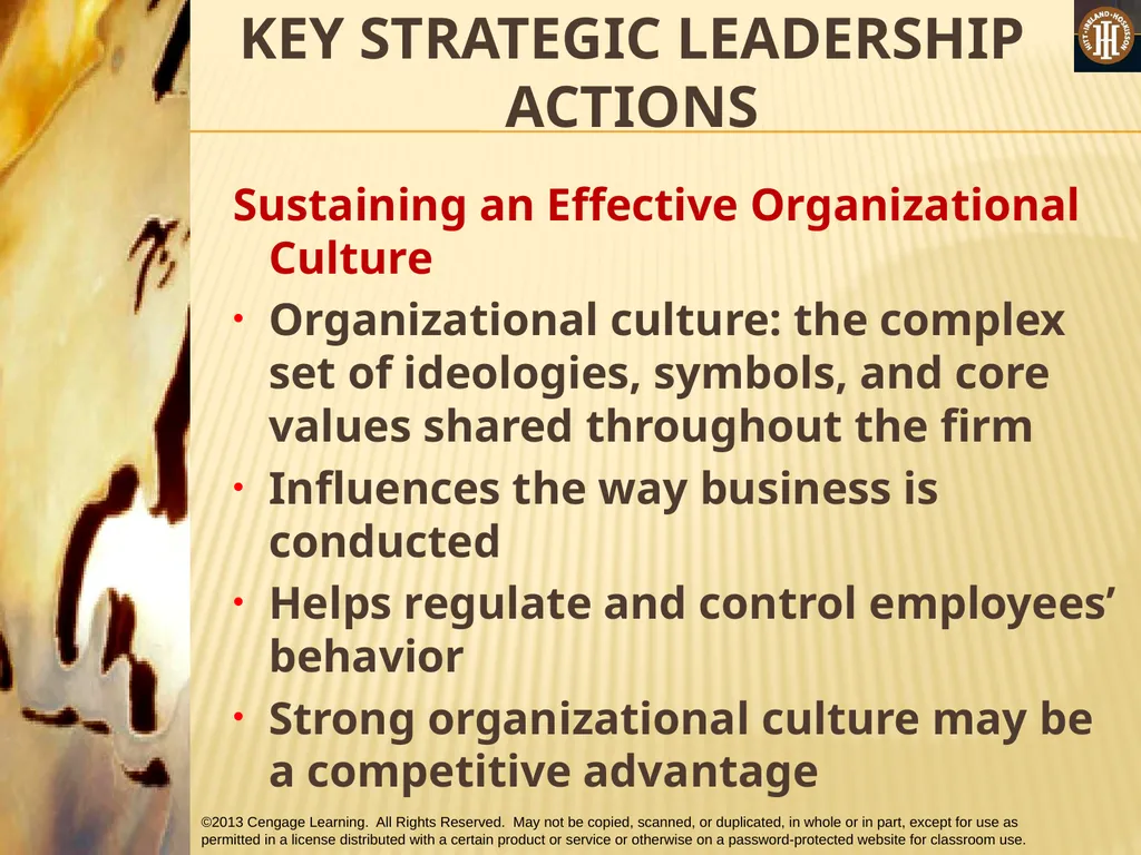 PART 3: STRATEGIC ACTIONS: STRATEGY IMPLEMENTATION - slide 33 of 48