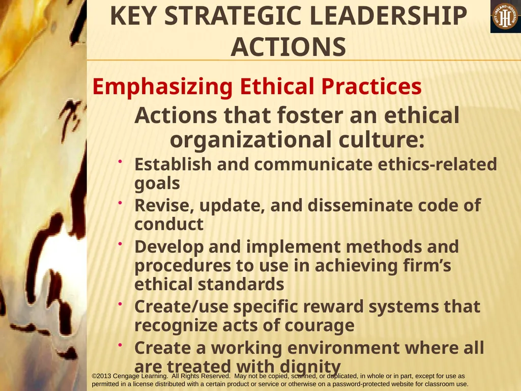 PART 3: STRATEGIC ACTIONS: STRATEGY IMPLEMENTATION - slide 42 of 48