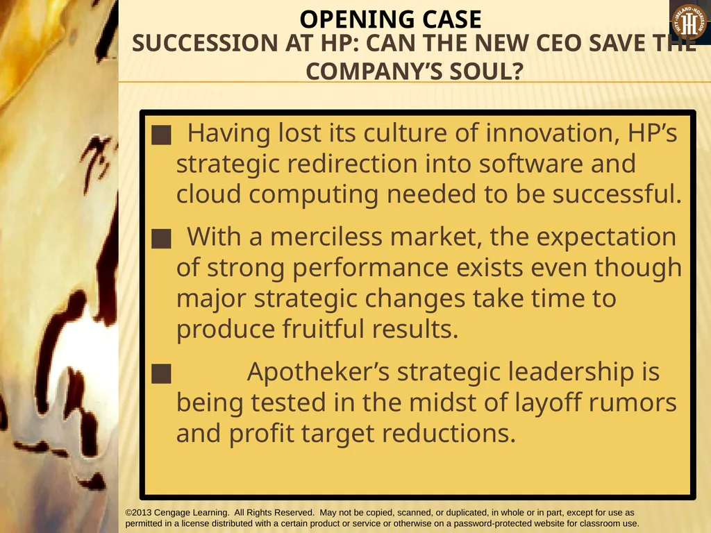 PART 3: STRATEGIC ACTIONS: STRATEGY IMPLEMENTATION - slide 6 of 48
