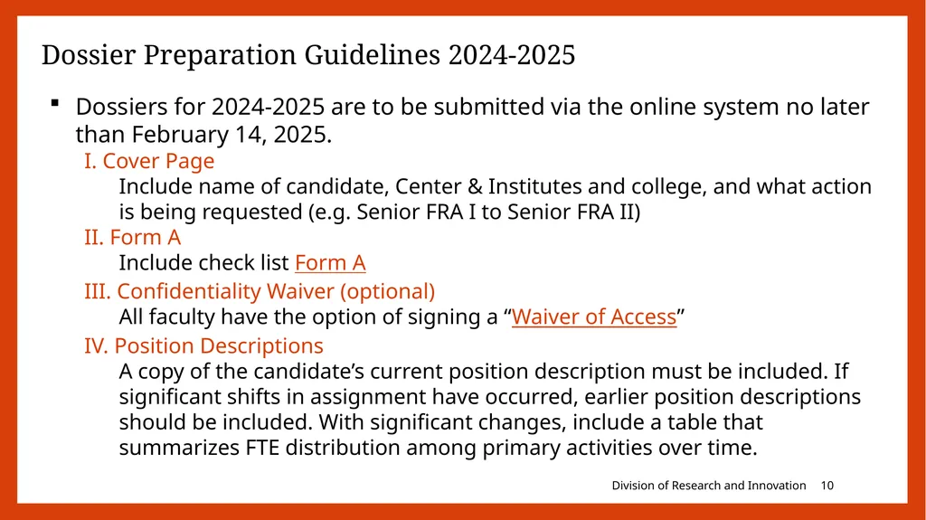 FIXED-TERM PROMOTION PROCESS Outline Promotion - slide 10 of 14