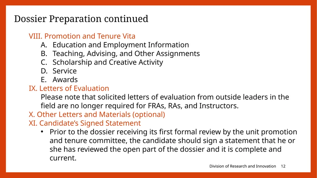 FIXED-TERM PROMOTION PROCESS Outline Promotion - slide 12 of 14