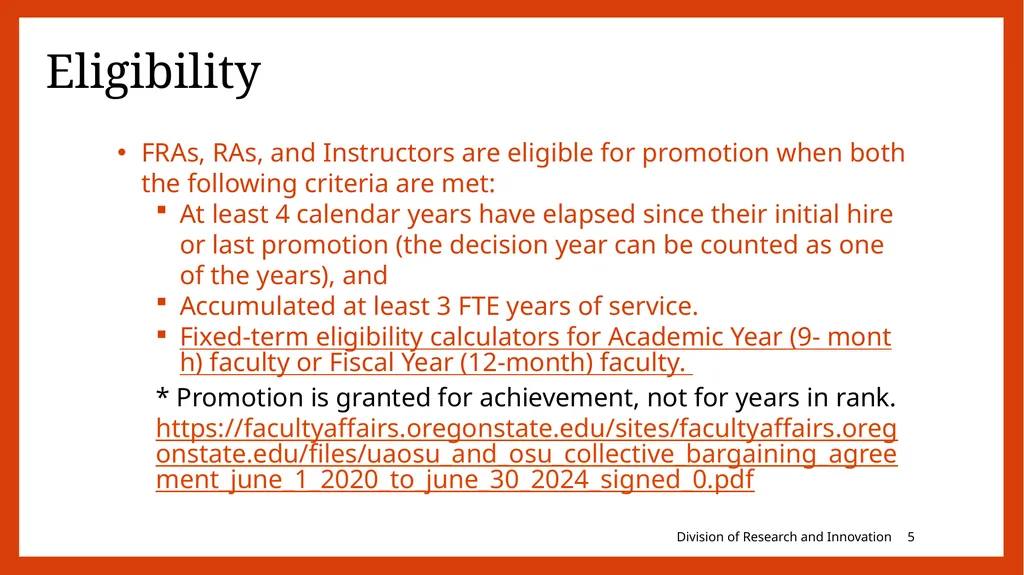 FIXED-TERM PROMOTION PROCESS Outline Promotion - slide 5 of 14