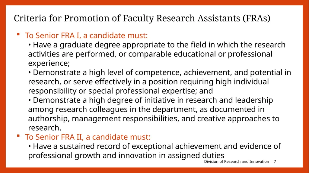 FIXED-TERM PROMOTION PROCESS Outline Promotion - slide 7 of 14