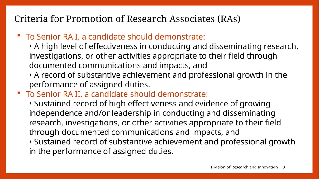 FIXED-TERM PROMOTION PROCESS Outline Promotion - slide 8 of 14