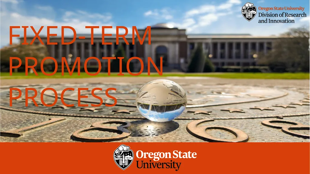 FIXED-TERM PROMOTION PROCESS Outline Promotion - slide 1 of 14